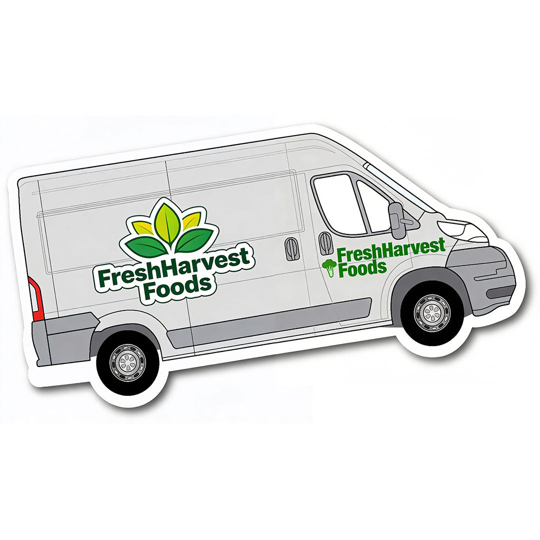 63x129mm Large Van Fridge Magnets