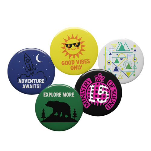 25mmø Button Badges
