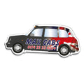 42x100mm Black Cab Fridge Magnets