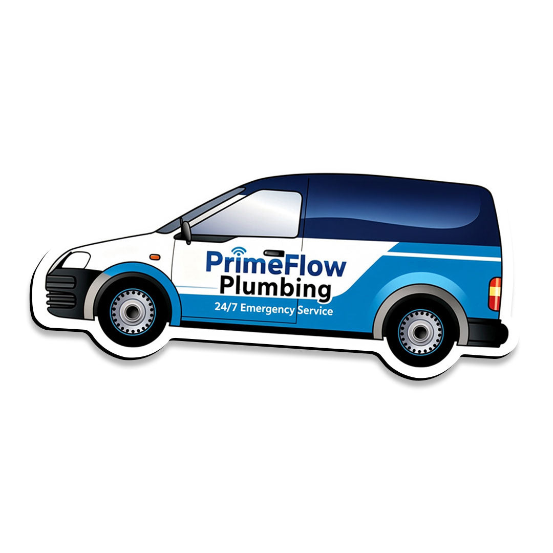 43x100mm Caddy Van Fridge Magnets
