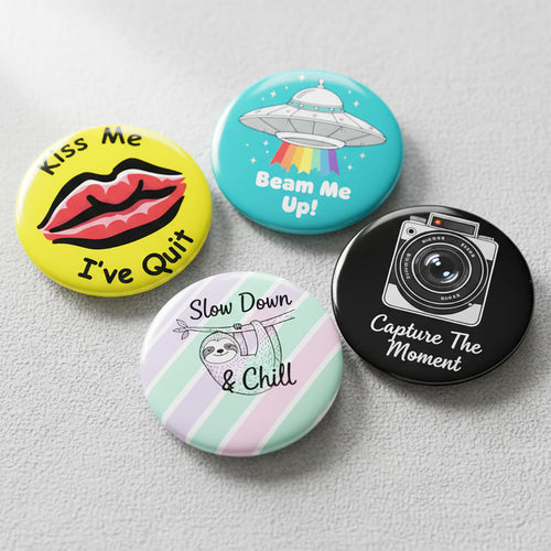 45mmø Button Badges