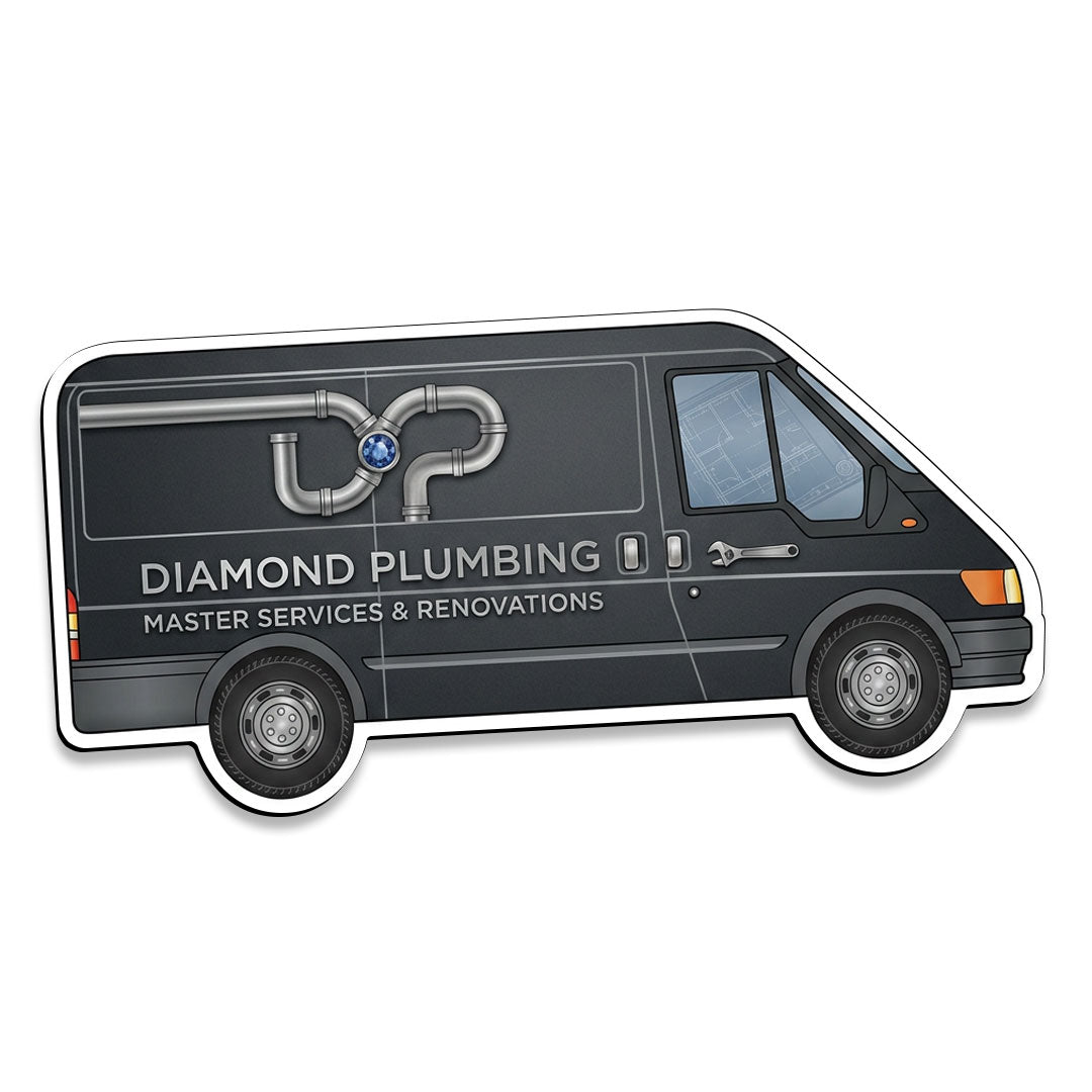 50x115mm Van Fridge Magnets