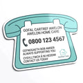 58x88mm Telephone Fridge Magnets