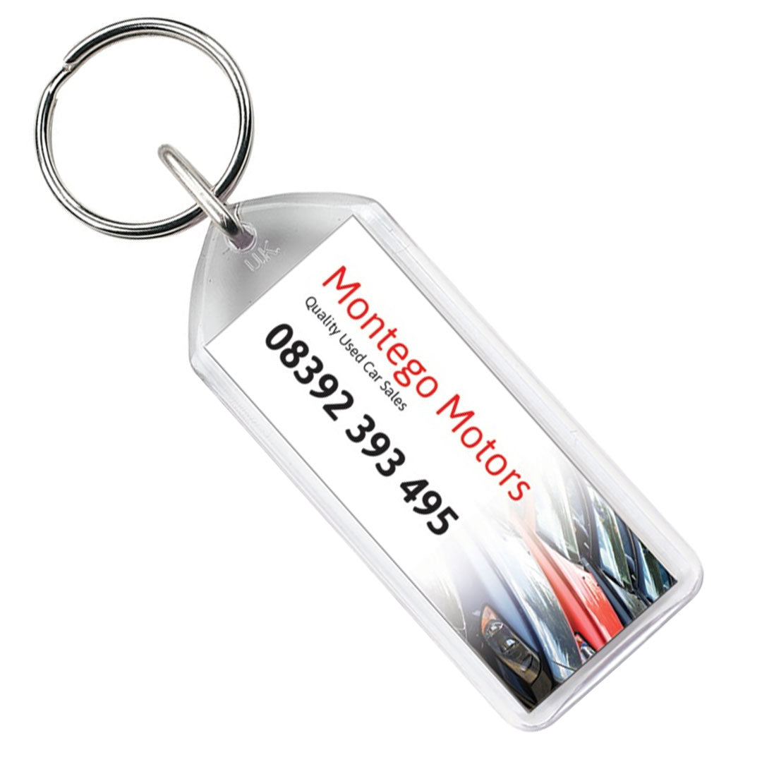 F1 Acrylic Reopenable Keyrings