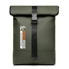 Custom Printed PU Bike Laptop Bag with USB Charging 23L Recycled