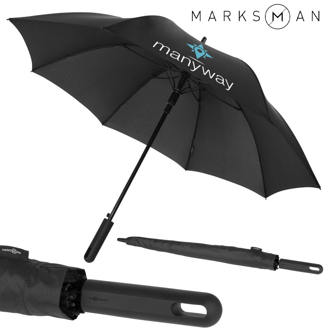 Marksman Noon 23" Windproof Auto Open Walking Umbrellas