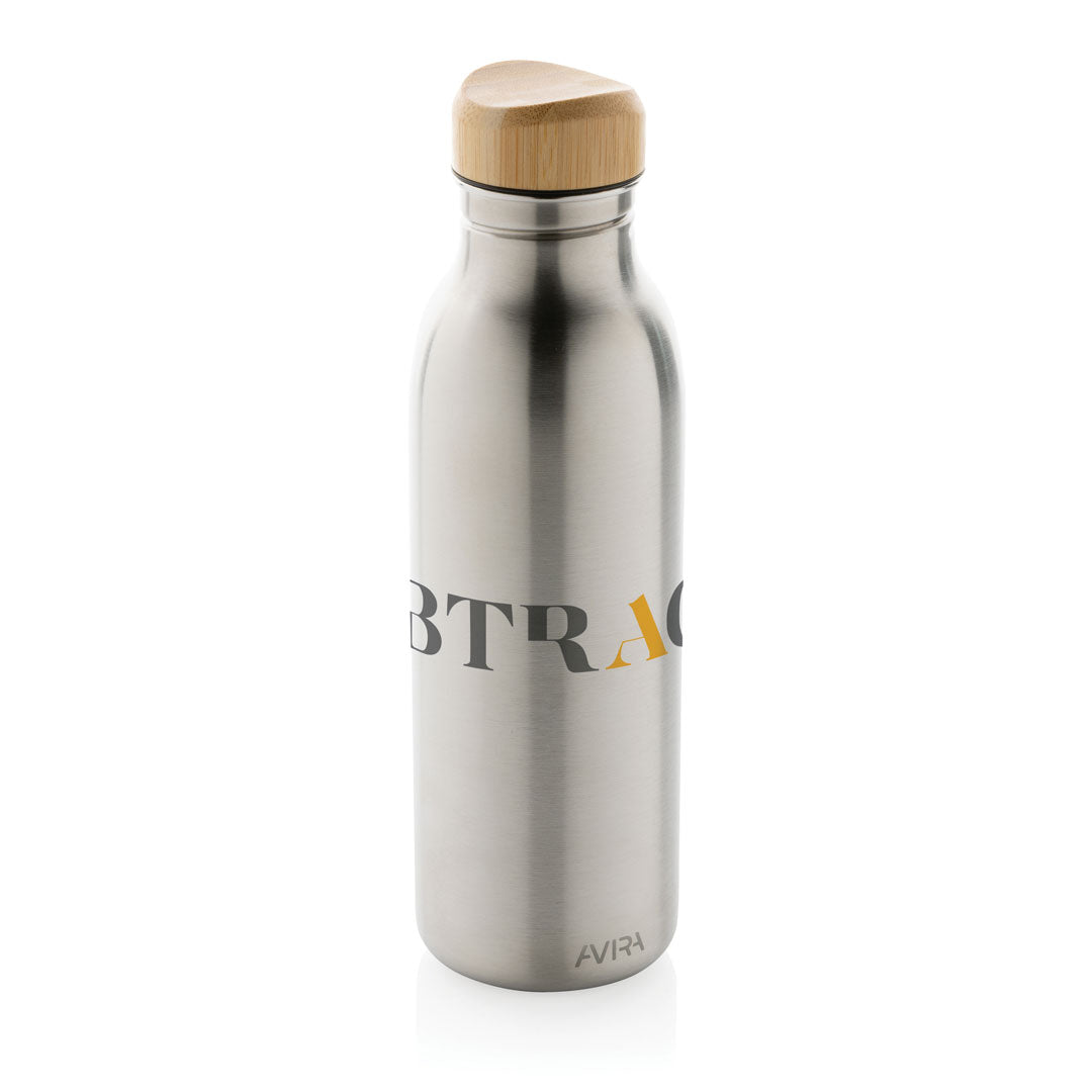 Avira Recycled Steel Single Wall Water Bottle 600ml