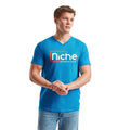 Coloured Fruit of The Loom V-Neck Value Weight T-shirt