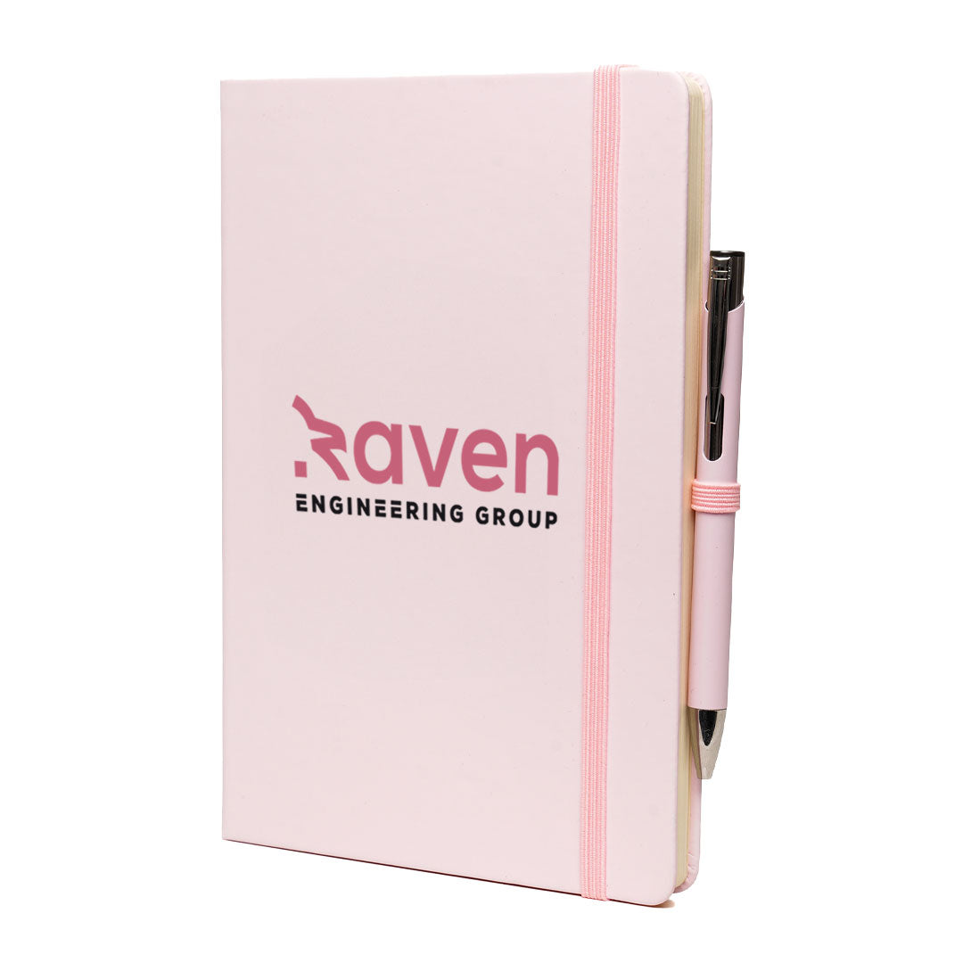 A5 DUO Soft Touch Lined Notebook Plus Pen