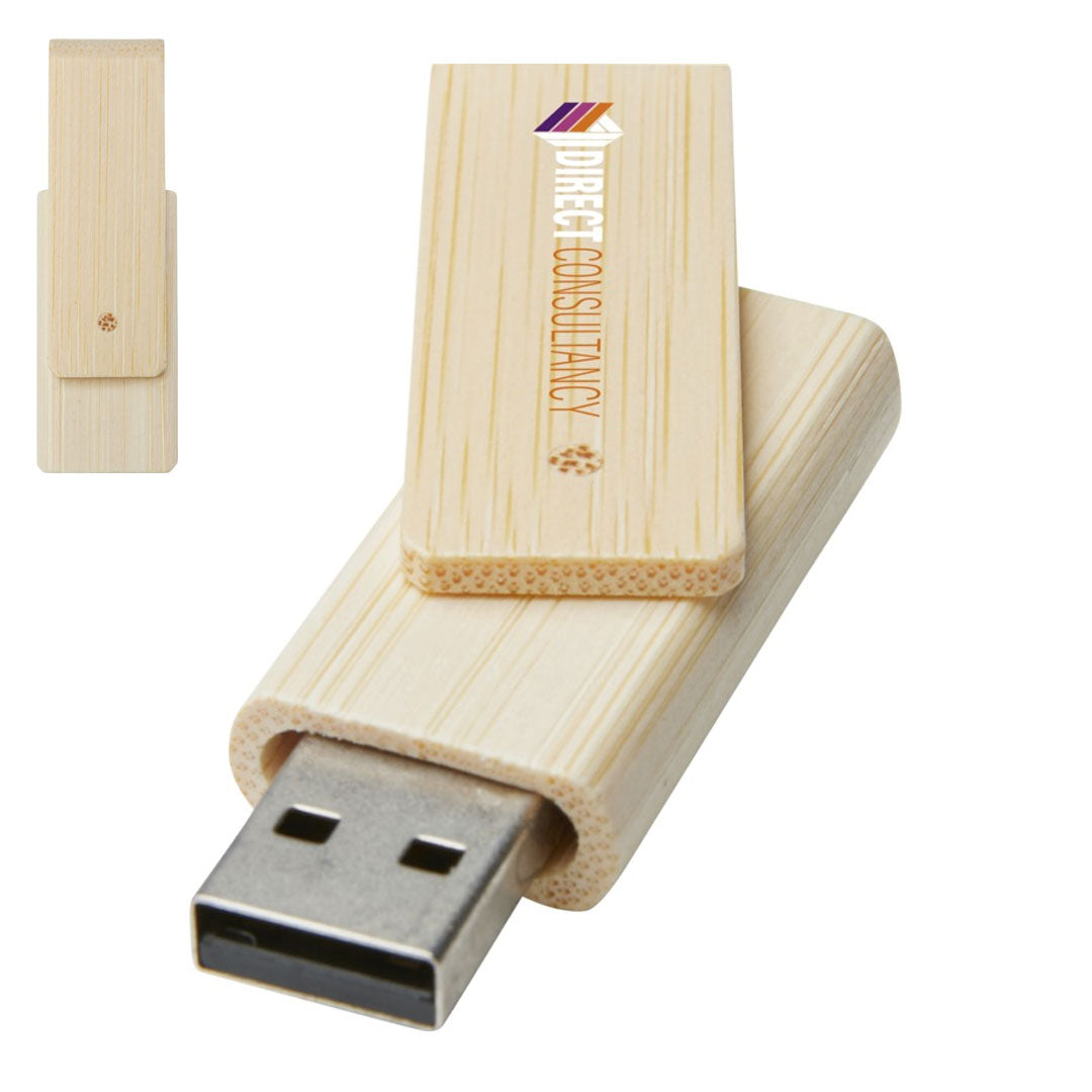 Rotate Bamboo 16GB USB Flash Drive