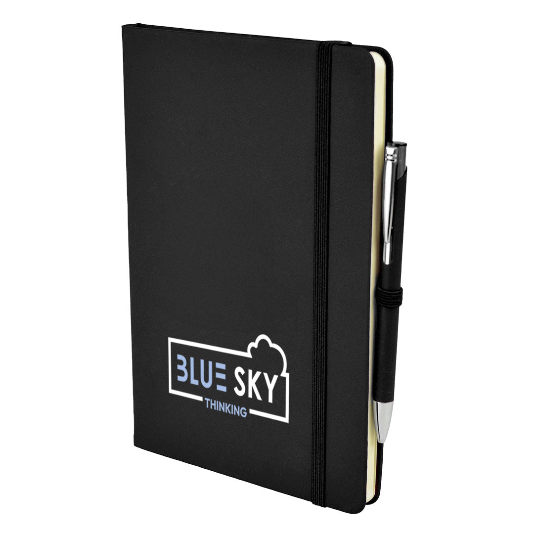 A5 DUO Soft Touch Lined Notebook Plus Pen