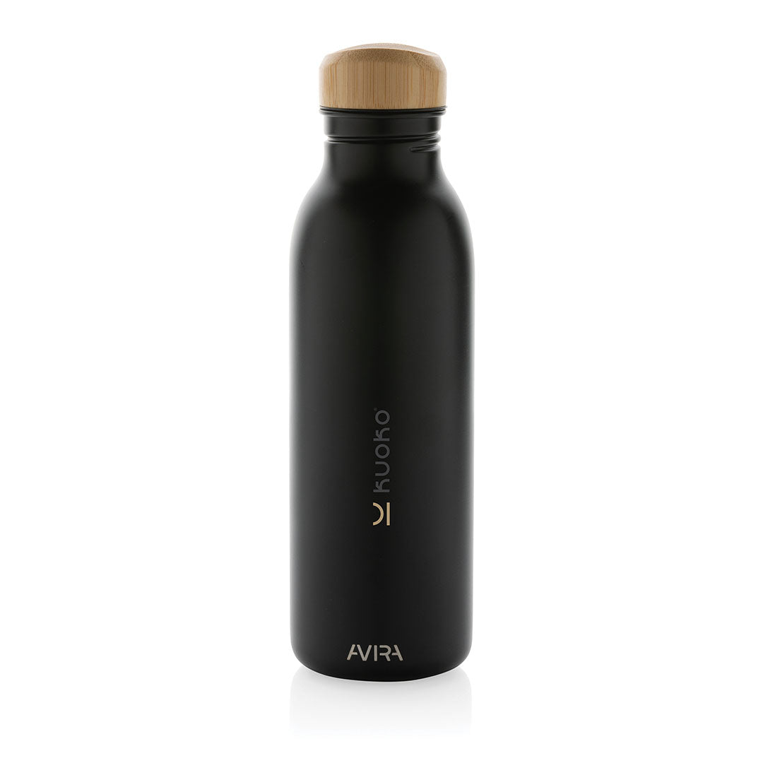Avira Recycled Steel Single Wall Water Bottle 600ml