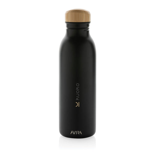 Avira Recycled Steel Single Wall Water Bottle 600ml
