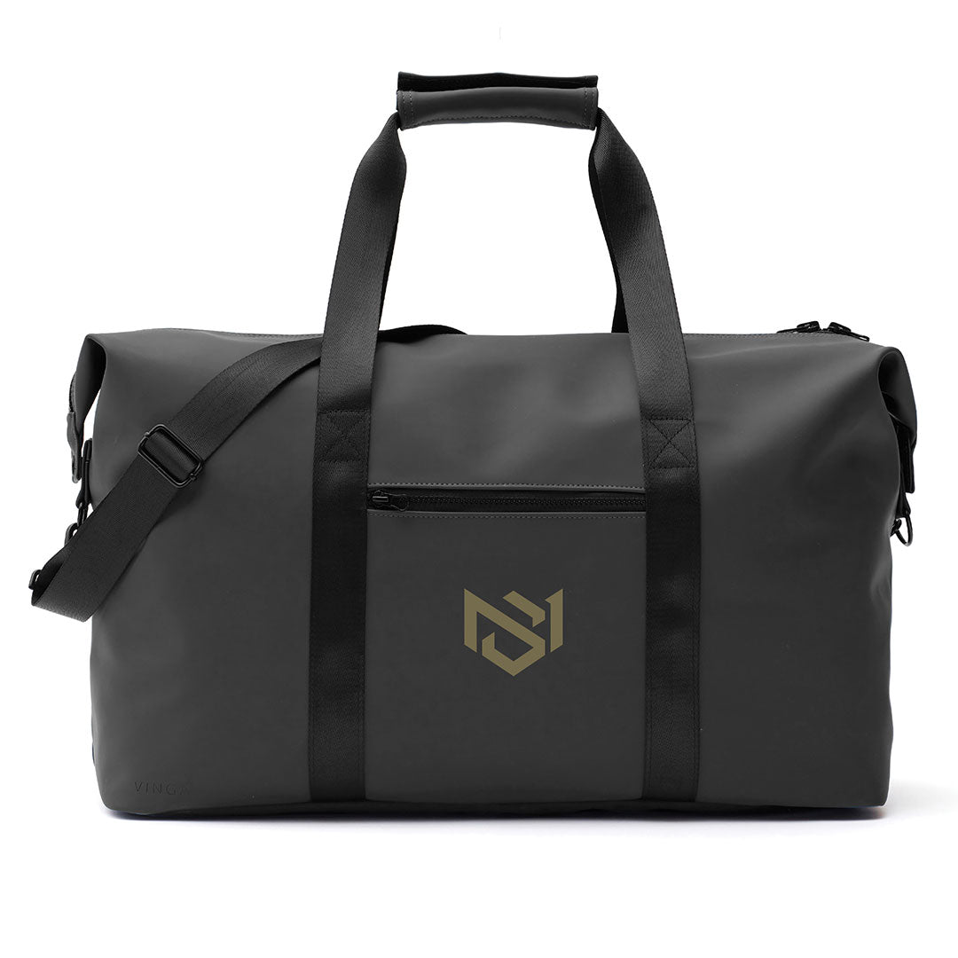 printed weekend bag