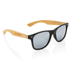 branded bamboo sunglasses