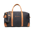 VINGA Bosler Recycled Canvas Duffel Bag 40L with custom company logo