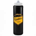 1 Litre Sports Bottle - Valve Lid in black - branded corporate drinkware