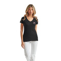 Coloured Fruit of The Loom Ladies V-Neck Value Weight T-shirt