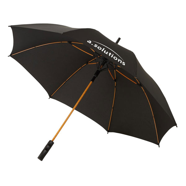 23" Windproof Auto Open Walking Umbrellas with custom company logo