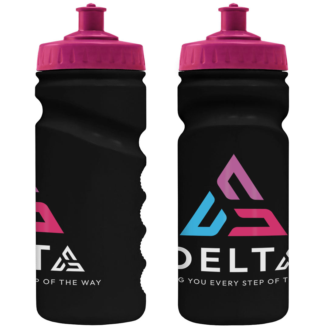 500ml Grip Sports Bottle - Push/Pull Lid