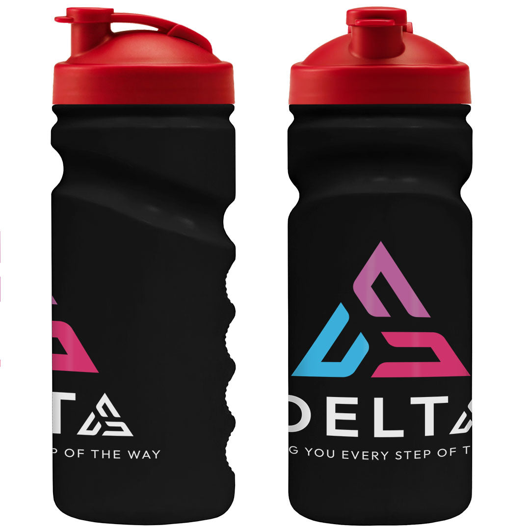 500ml Grip Sports Bottle - Flip Lid