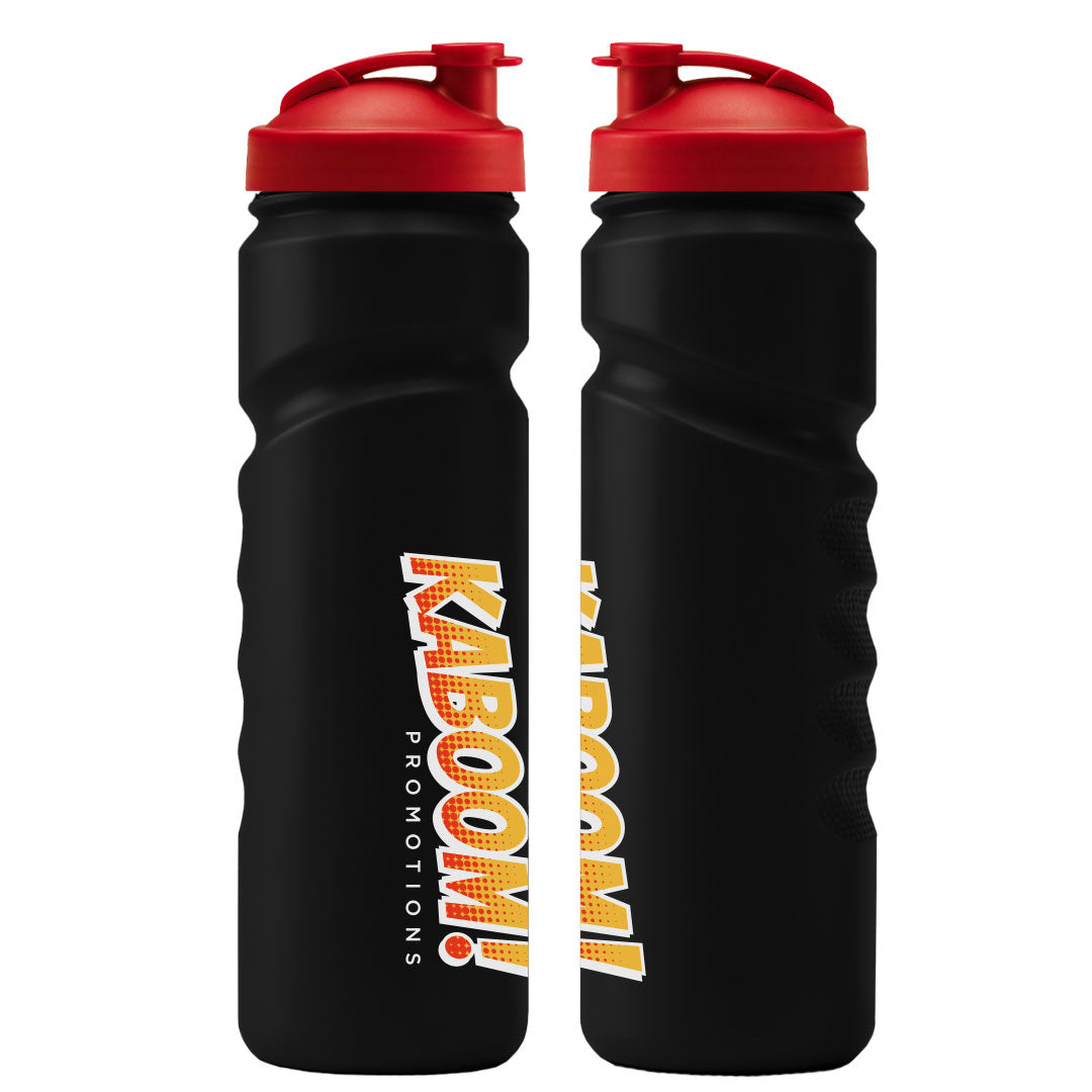 750ml Grip Sports Bottle - Flip Lid