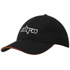 4210 Brushed Heavy Cotton Caps with Sandwich Trim