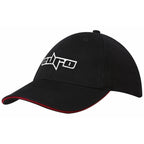 4210 Brushed Heavy Cotton Caps with Sandwich Trim