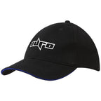 4210 Brushed Heavy Cotton Caps with Sandwich Trim