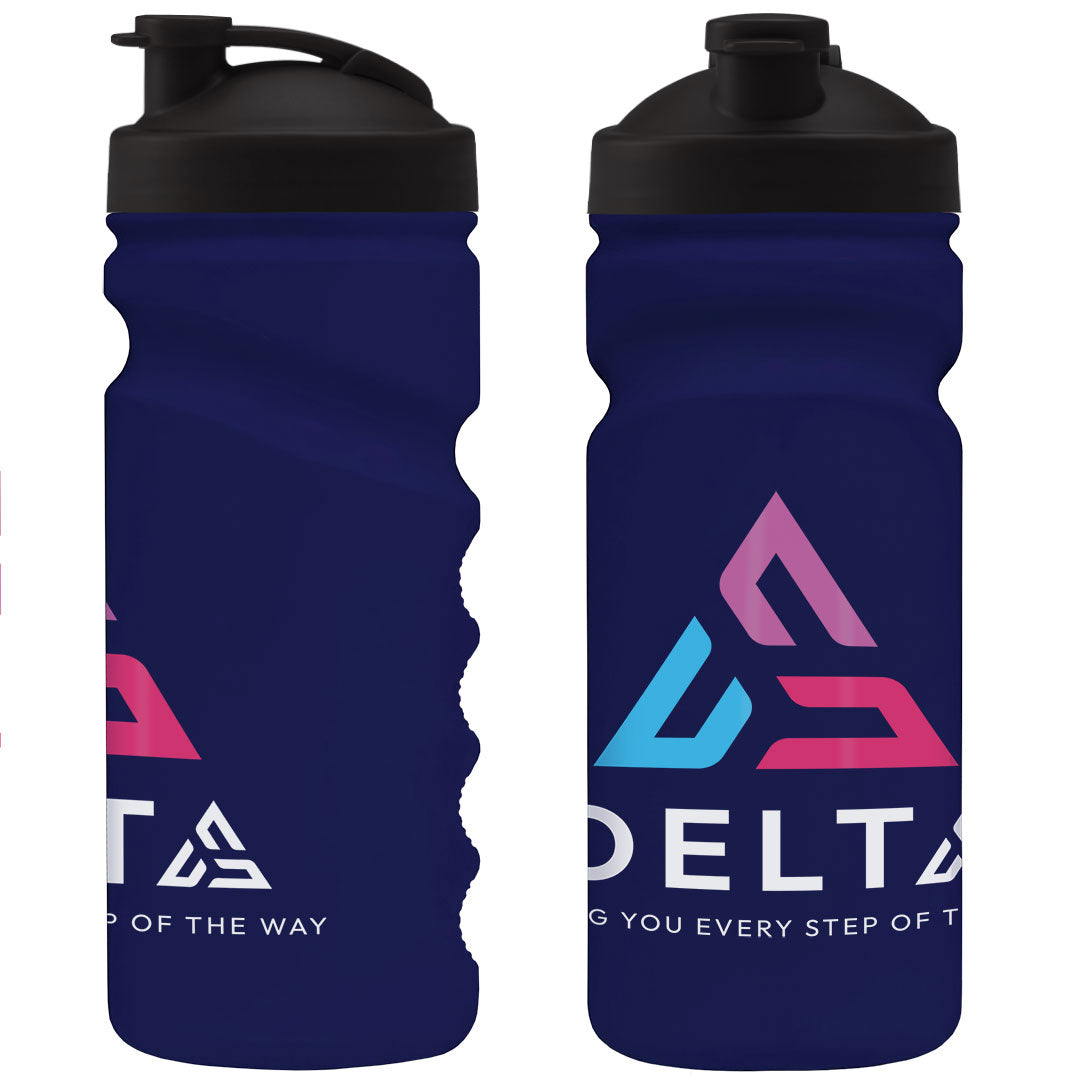 500ml Grip Sports Bottle - Flip Lid