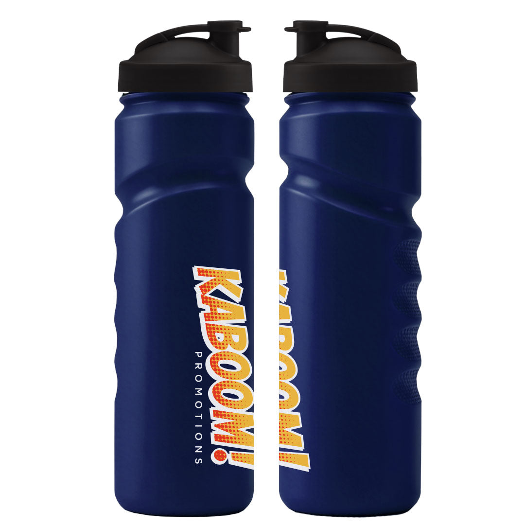 750ml Grip Sports Bottle - Flip Lid