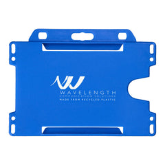 Branded Vega Recycled Plastic Card Holder Recycled PP Plastic
