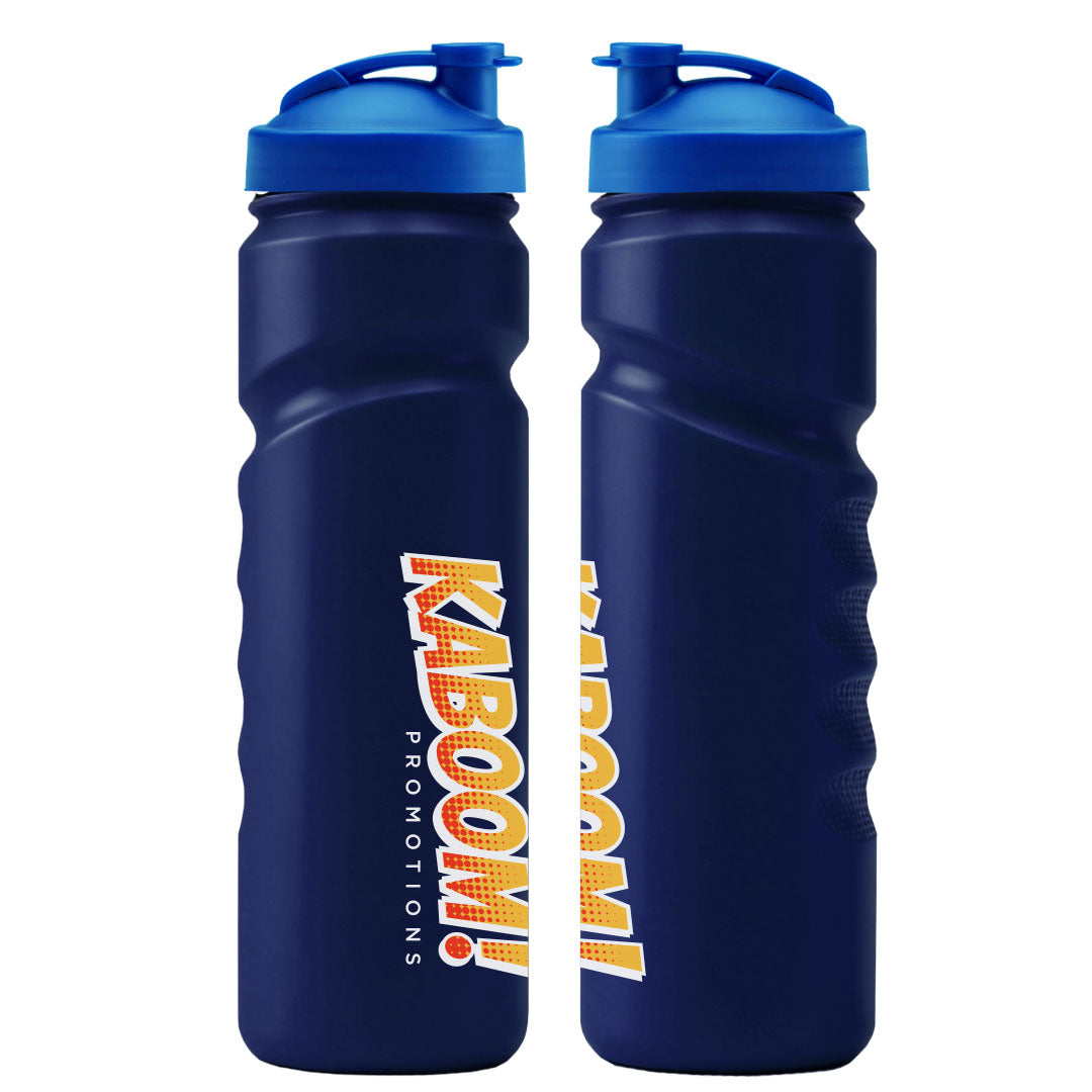 750ml Grip Sports Bottle - Flip Lid