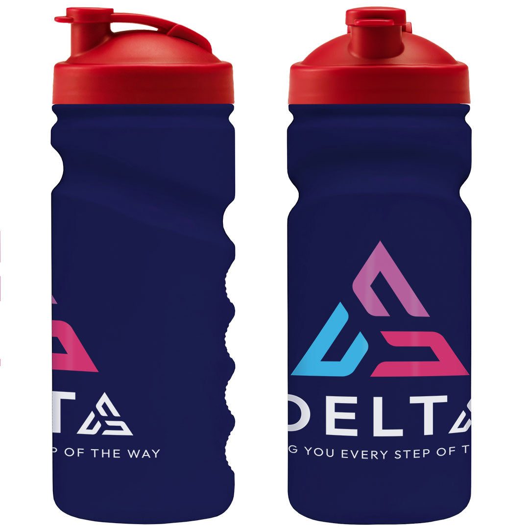 500ml Grip Sports Bottle - Flip Lid