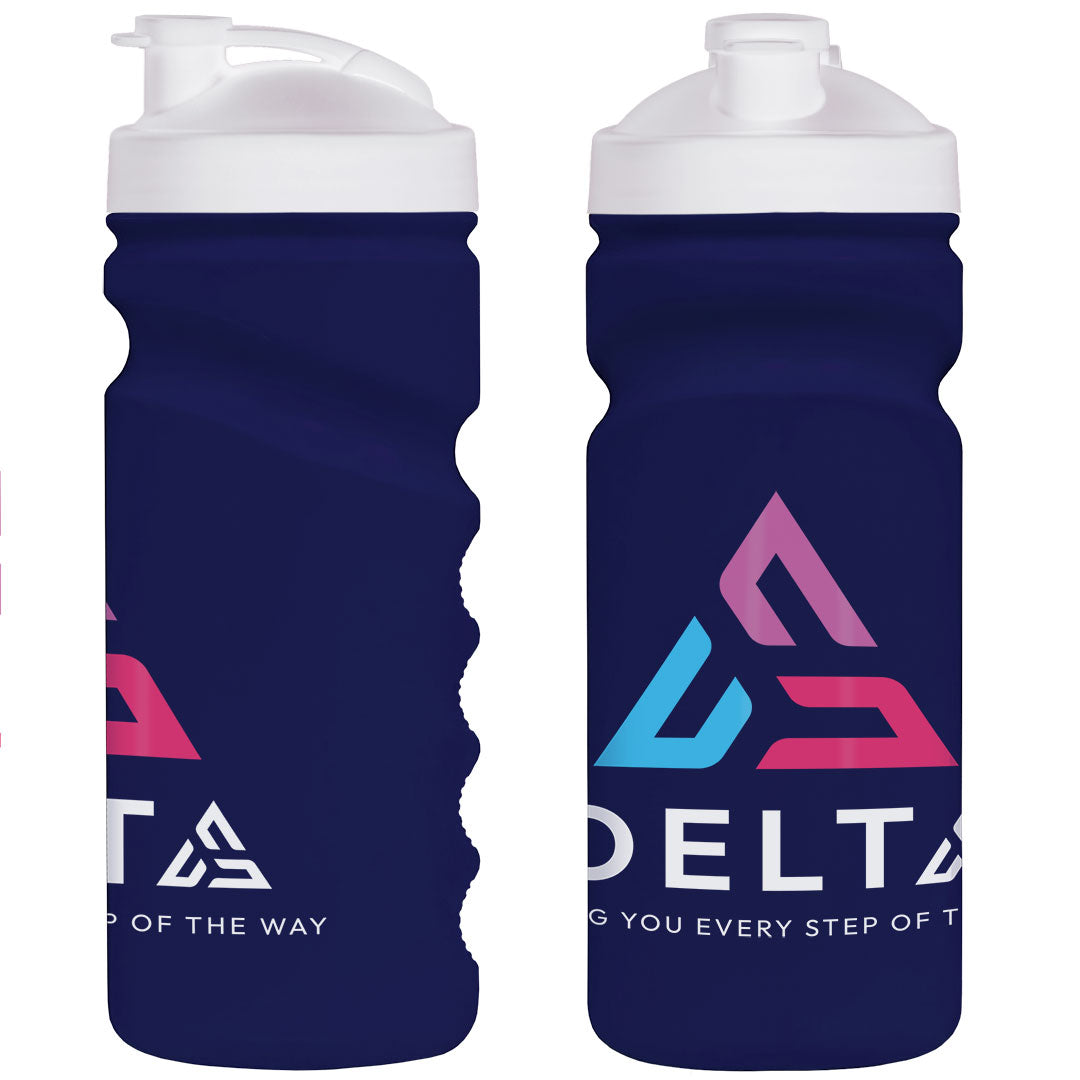 500ml Grip Sports Bottle - Flip Lid