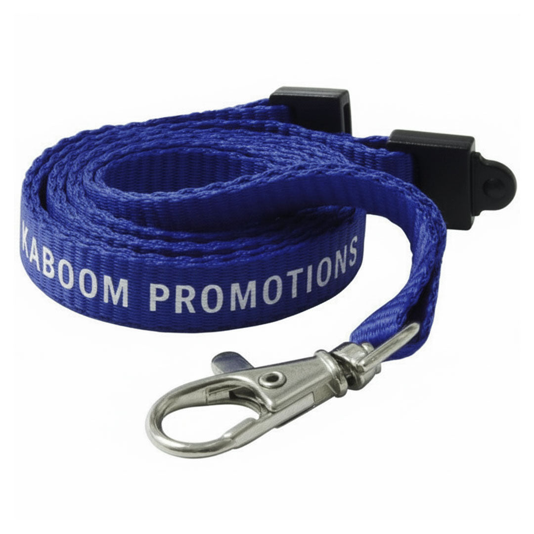 10mm Flat Polyester Lanyards