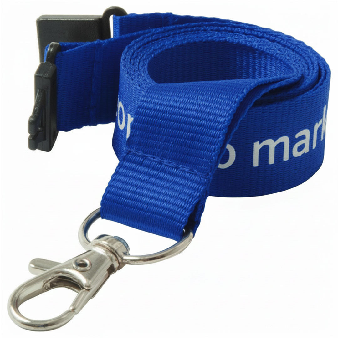25mm Flat Polyester Lanyards