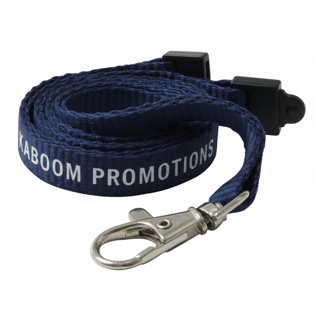 10mm Flat Polyester Lanyards