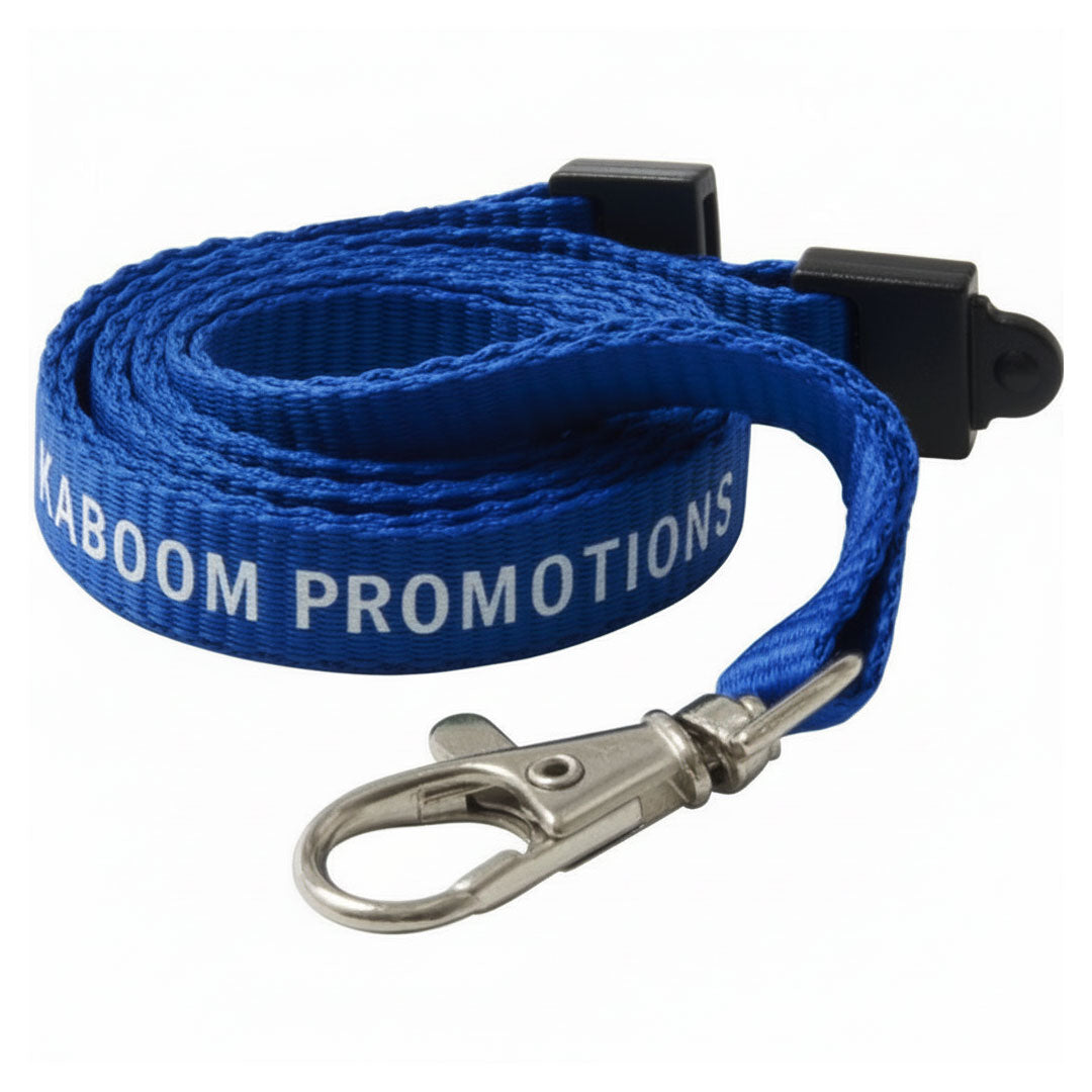 10mm Flat Polyester Lanyards