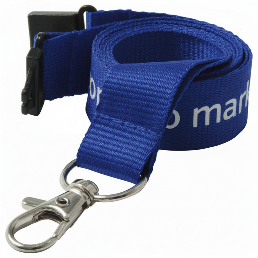 25mm Flat Polyester Lanyards
