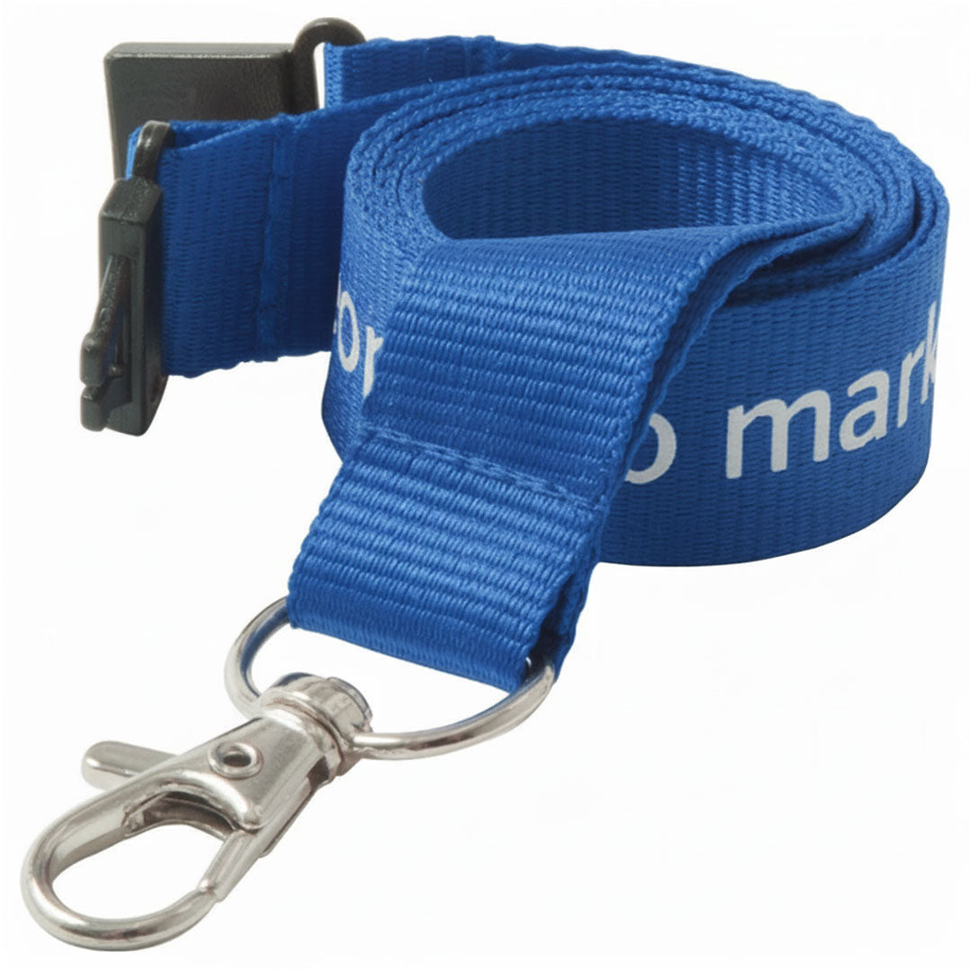 25mm Flat Polyester Lanyards