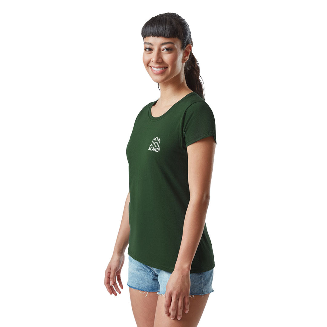 Coloured Fruit of The Loom Ladies Value Weight T-shirt