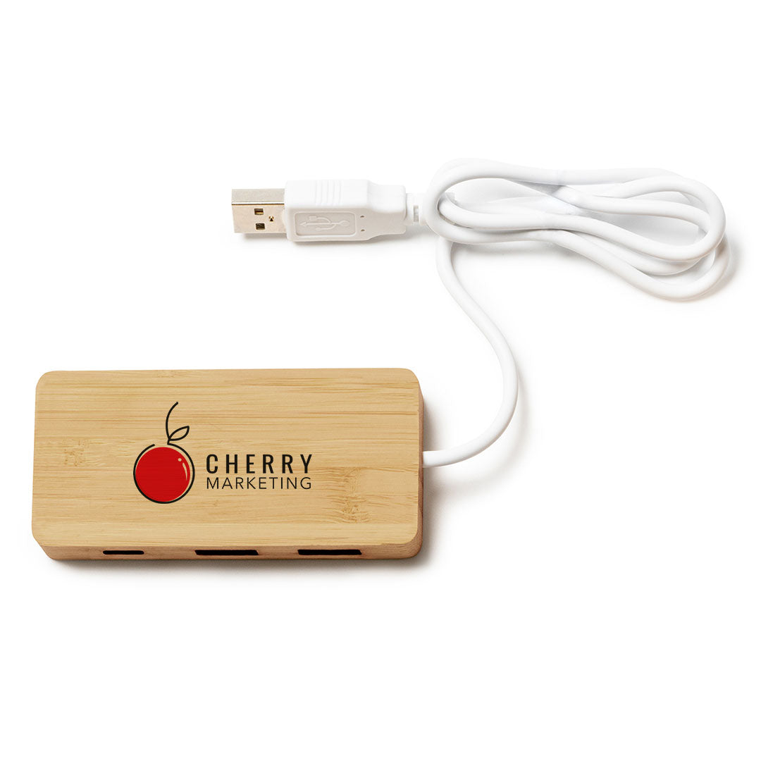 Branch Bamboo USB Hub