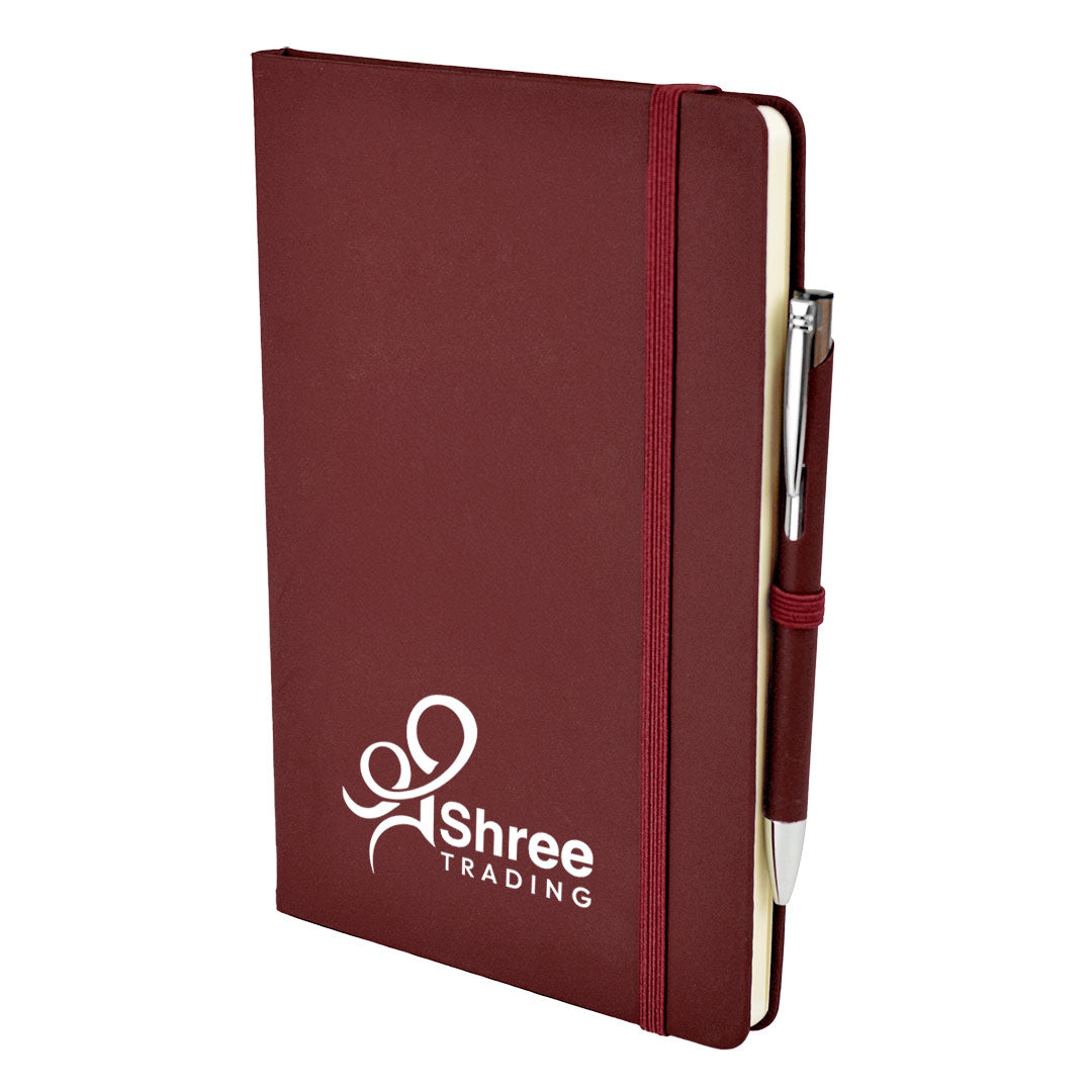 A5 DUO Soft Touch Lined Notebook Plus Pen