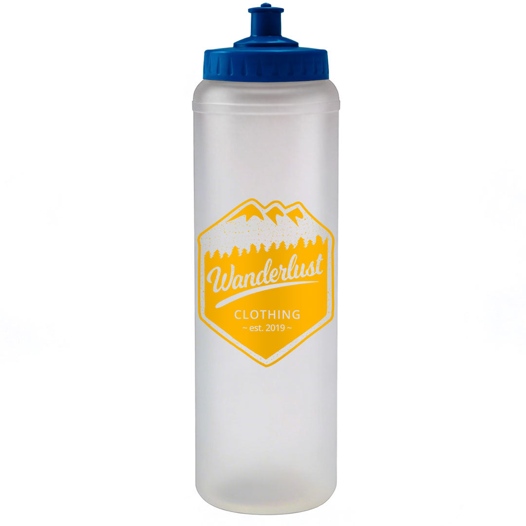 1 Litre Sports Bottle - Push/Pull Lid