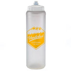 1 Litre Sports Bottle - Valve Lid in blue - branded corporate drinkware