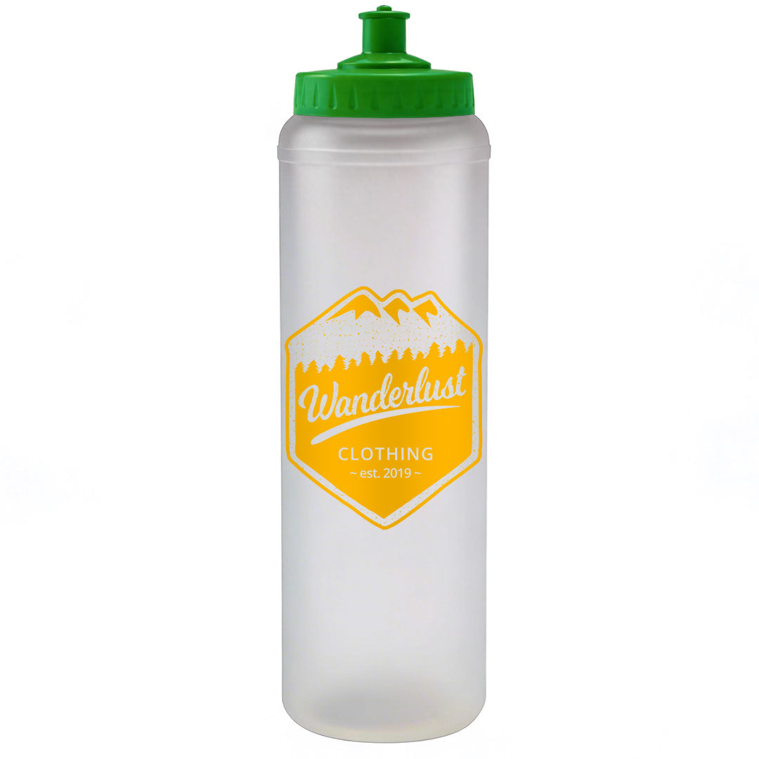 1 Litre Sports Bottle - Push/Pull Lid