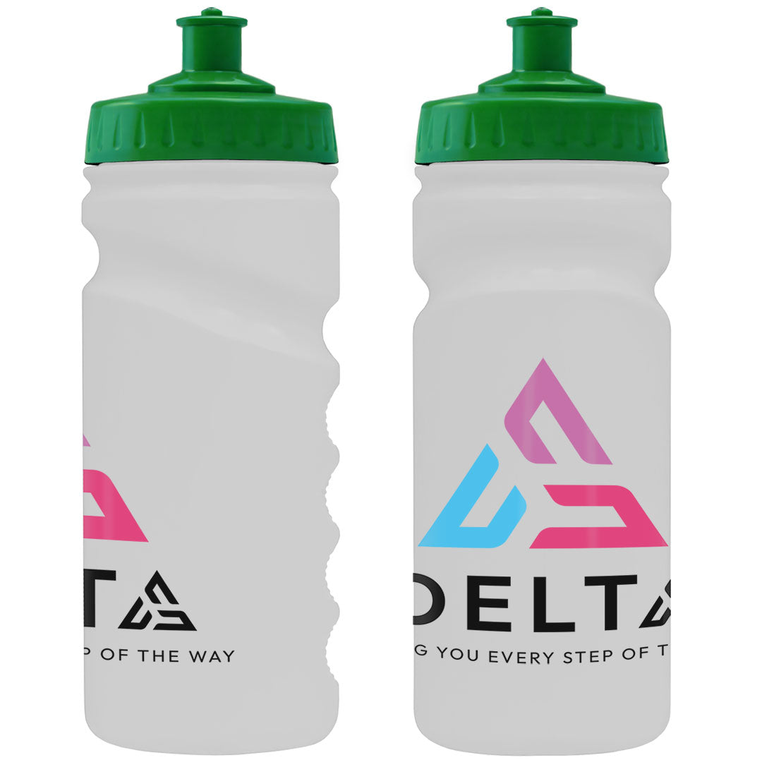 500ml Grip Sports Bottle - Push/Pull Lid