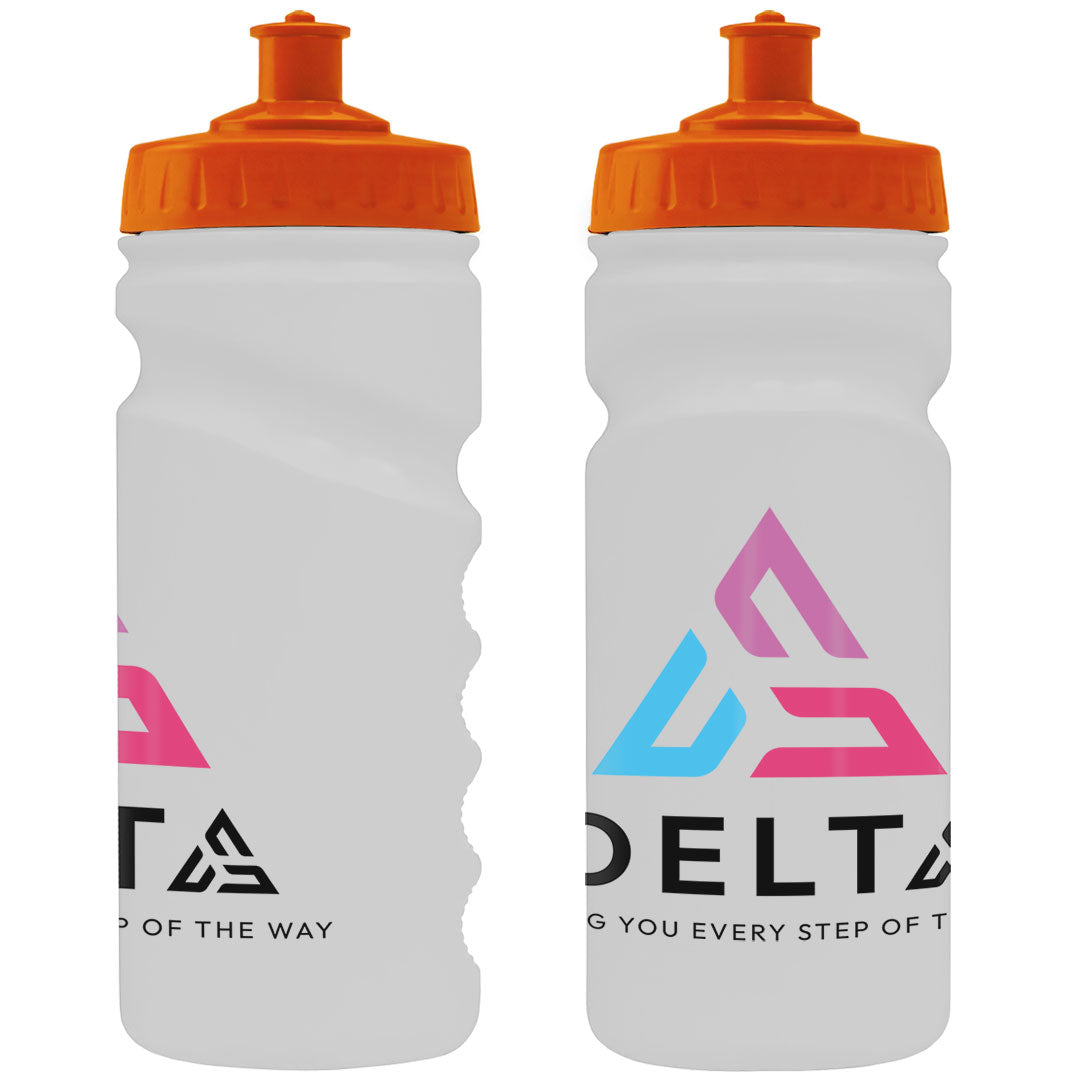 500ml Grip Sports Bottle - Push/Pull Lid
