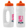 500ml Jogger Sports Bottle - Valve Lid in black - branded corporate drinkware